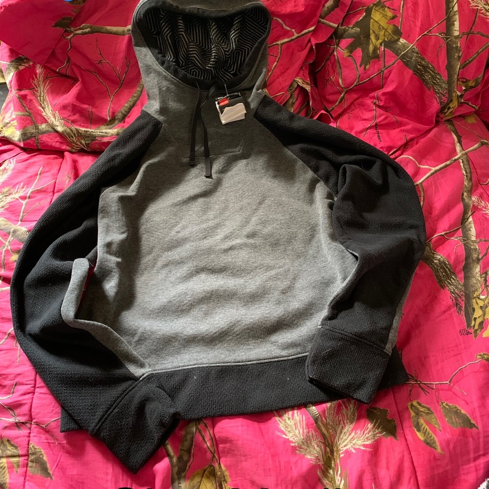 Under Armor Black and Gray Hoodie